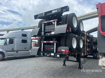 Quantity of (5) 2025 Gallegos 40 ft T/A Container Trailer