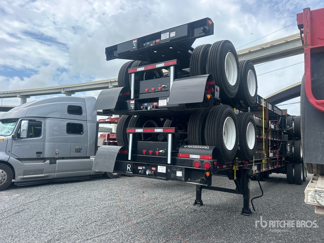 Quantity of (5) 2025 Gallegos 40 ft T/A Container Trailer