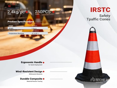 Quantity of (250) 2026 SDGRAND IRSTC 28 in Traffic Cones (Unused)