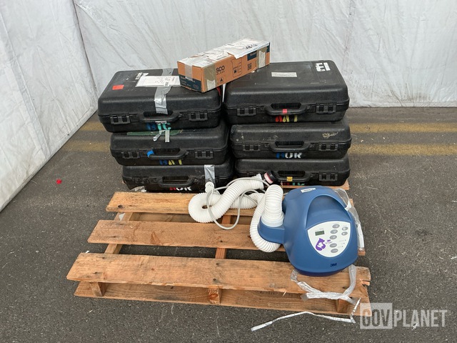 (6) Suction Apparatuses, (1) Patient Thermoregulator & (10) Glass Beakers