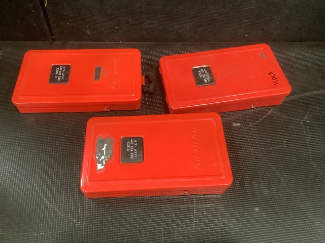 (42) Snap-On 3/32"-3/8" 10 Piece Hex Key Sets