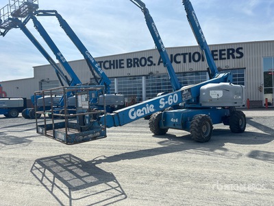 1999 Genie S-60 4WD LPG Telescopische hoogwerker