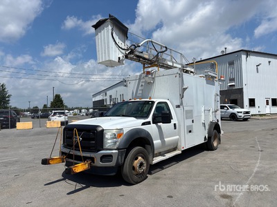 1998 Telelift 35 ft on 2011 Ford F-550 XLT 4x2 バケツトラック