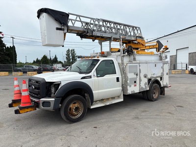 2014 RH RH41 30 ft on 2015 Ford F-450 4x2 Van Mounted Aerial Lift