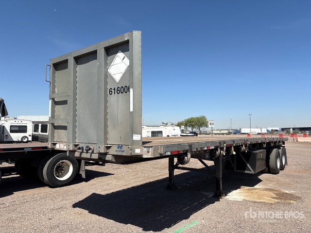 2017 Hyundai FC2366122-AF 36 ft T/A Flatbed Trailer