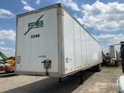 2007 Wabash 53 ft x 102 in Sliding T/A Remolque de furgoneta