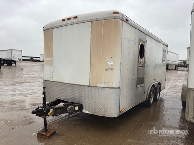2014 Atlas 16 ft T/A Gesloten aanhangwagen