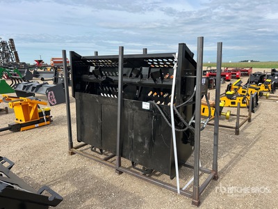 2026 GIYI GY-RR78 70 in Skid Steer Rock Rake Accessorio per mini pala (Unused)