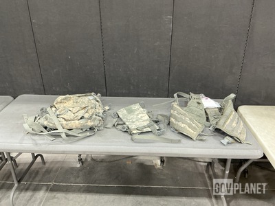 (25) Fighting Load Carriers, (10) Assault Packs & Assorted Items