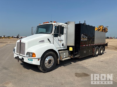 2006 Effer 170 5S 11250 lb Knuckle Boom on 2008 Kenworth T300 6x4 Camión Grúa