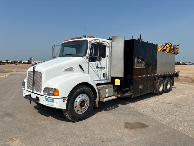 2006 Effer 170 5S 11250 lb Knuckle Boom on 2008 Kenworth T300 6x4 Boom Truck