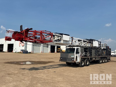 Care Industries 2-14C on 2005 Crane Carrier 10x6 Twin-Steer Well Service Rig
