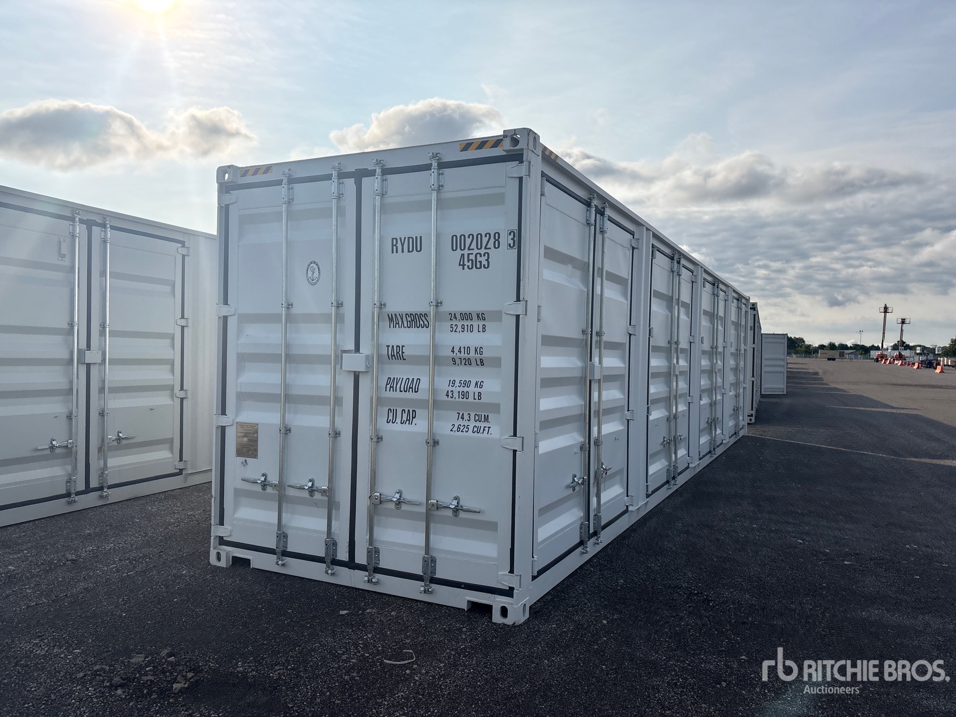 2025 40 ft High Cube Multi-Door Storage Container