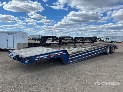1974 Willock LDS40TI 40 ton T/A Single Drop Lowboy Trailer