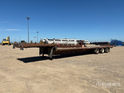 1989 Trail-Eze 51 ft Tri/A Bale Step Deck Trailer
