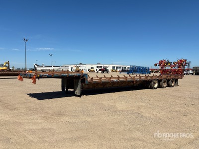1989 Trail-Eze 51 ft Tri/A Bale Step Deck Trailer