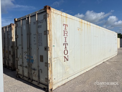 40 ft High Cube Refrigerated Storage Container (Inoperable)