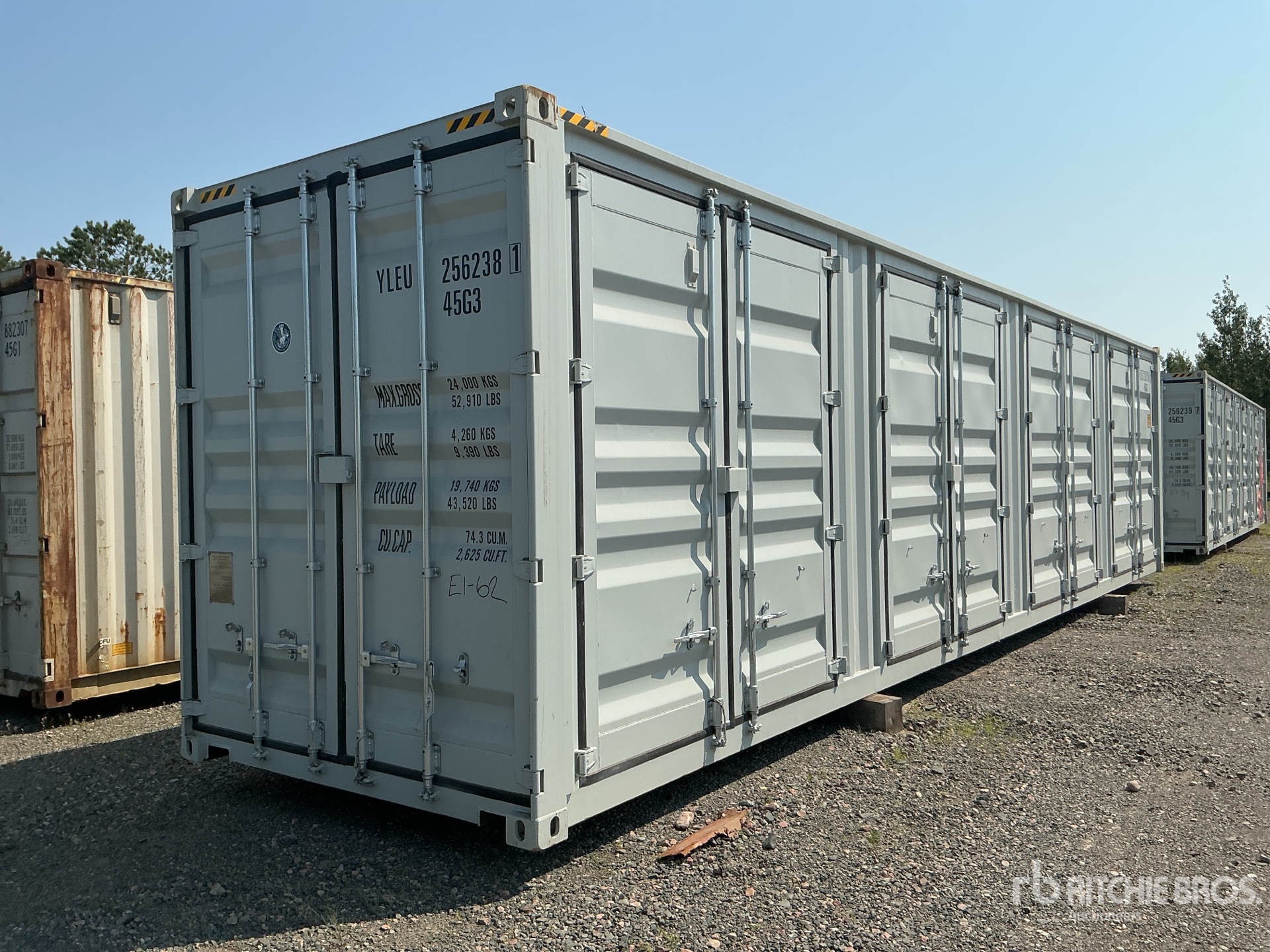 2026 40 ft High Cube Multi-Door Storage Container