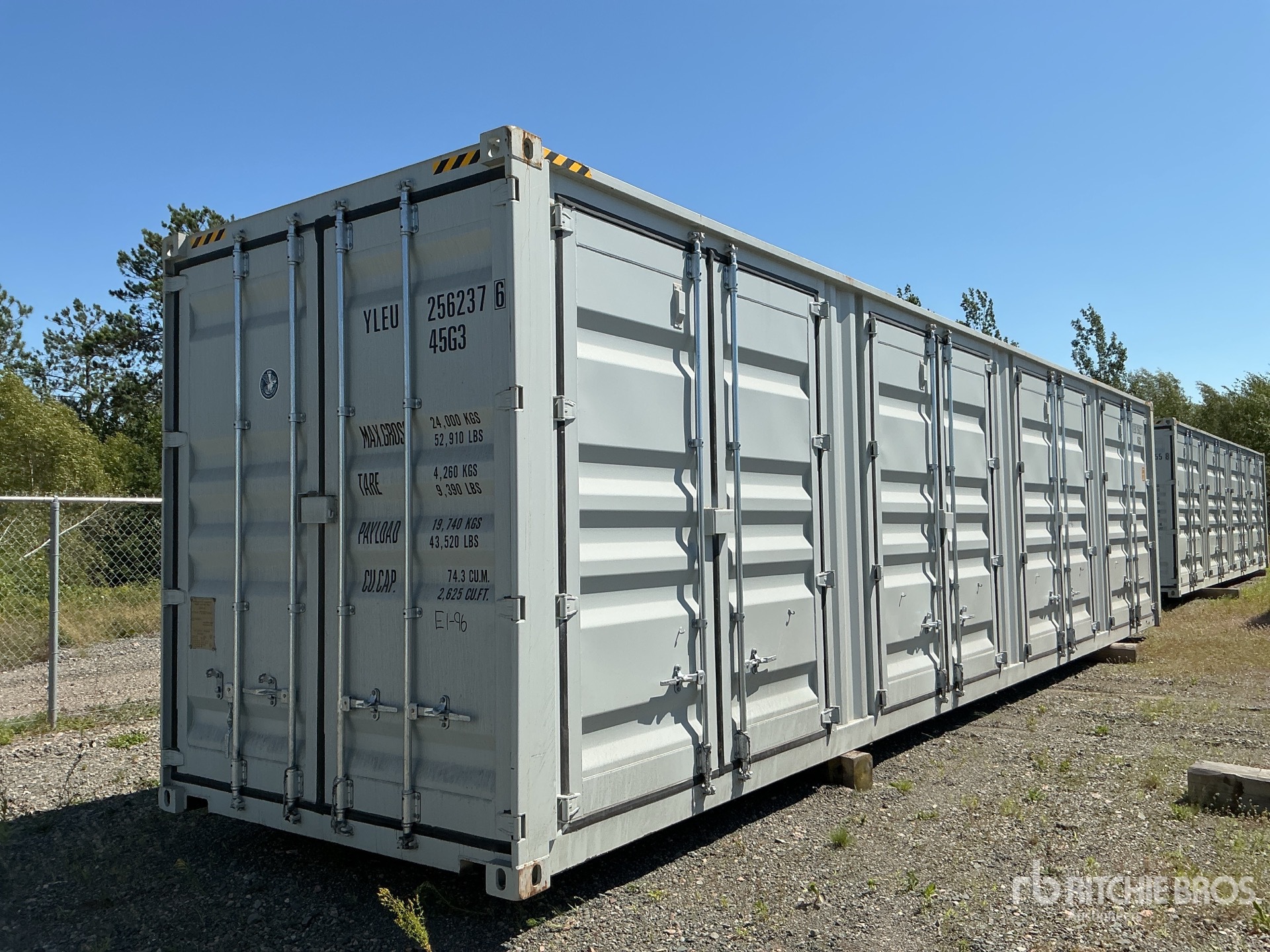 2026 40 ft High Cube Multi-Door Storage Container