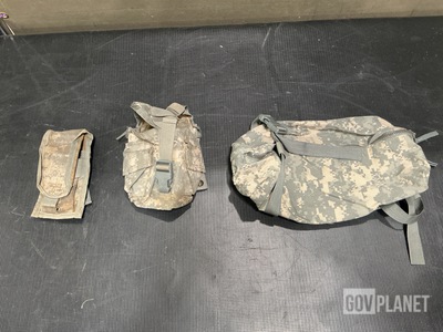 (196) M4 Two Mag Pouches, (63) Canteen Pouches & Assorted Items