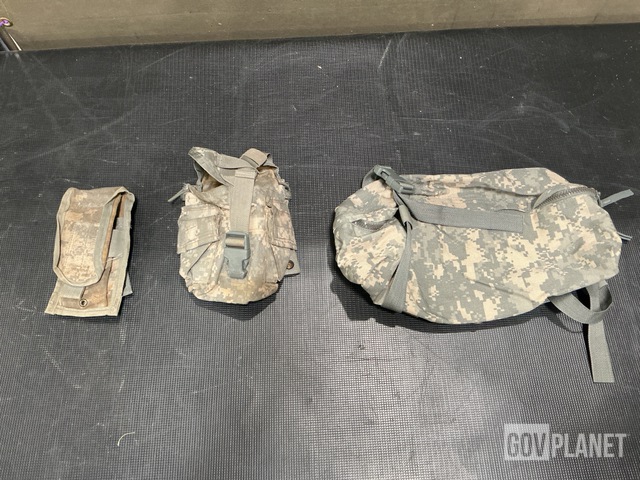 (196) M4 Two Mag Pouches, (63) Canteen Pouches & Assorted Items