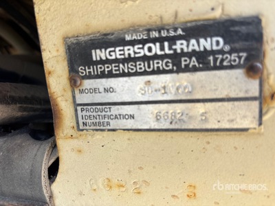 1989 Ingersoll Rand SD100D Smooth Drum Compactor