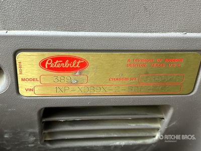2011 Peterbilt 389 6x4 T/A Sleeper Truck Tractor