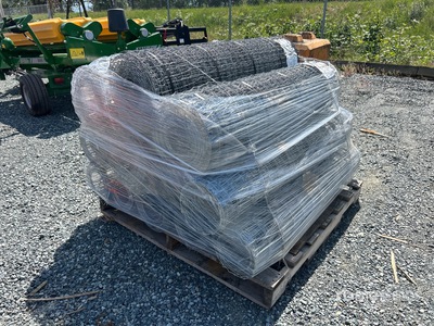 Quantity of (12) x 4 ft Galvanized Rolls of Staccionata (Unused)