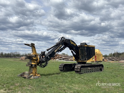 2013 Tigercat 870C آلة تقطيع الأشجار بجنزير