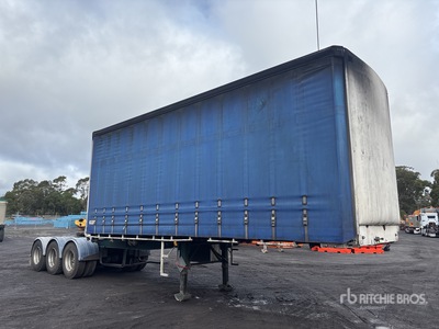 2000 MaxiTrans 7.2 m Tri/A B-Double Lead Remorque pour rideaux latéraux