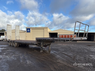 2007 Wespac Tri/A 13.2 m - 21.2 m Extendable Single Drop Step Deck Trailer