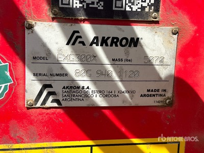 Akron EXG300X 11 ft Ekstraktor ziarna
