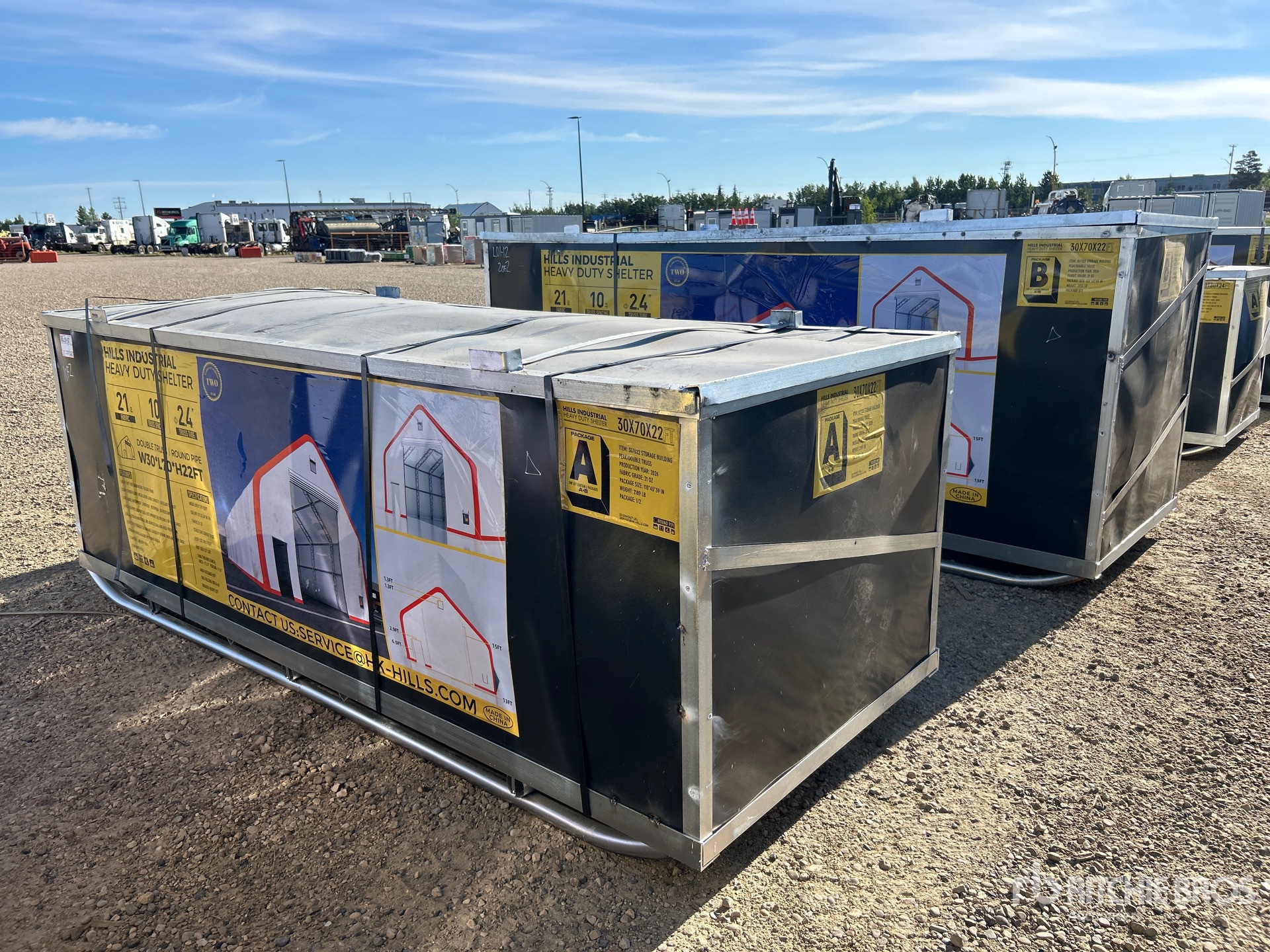 2026 HIlls Industrial 703022 30 ft x 70 ft x 22 ft Storage Building (Unused)