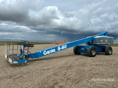1999 Genie S-80 4WD Diesel Telescopic Boom Lift