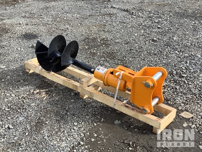 2026 GIYI 400 mm Excavator Auger - Fits Cat 305 (Unused)