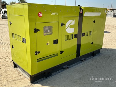 2025 Cummins 250 kVA Skid-Mounted Generator Set (Unused)