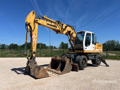 2008 Liebherr A900C Pelle Sur Pneus Wheel Excavator