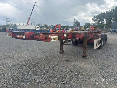 2001 Dennison TF25SKA Tri/A Containerchassis