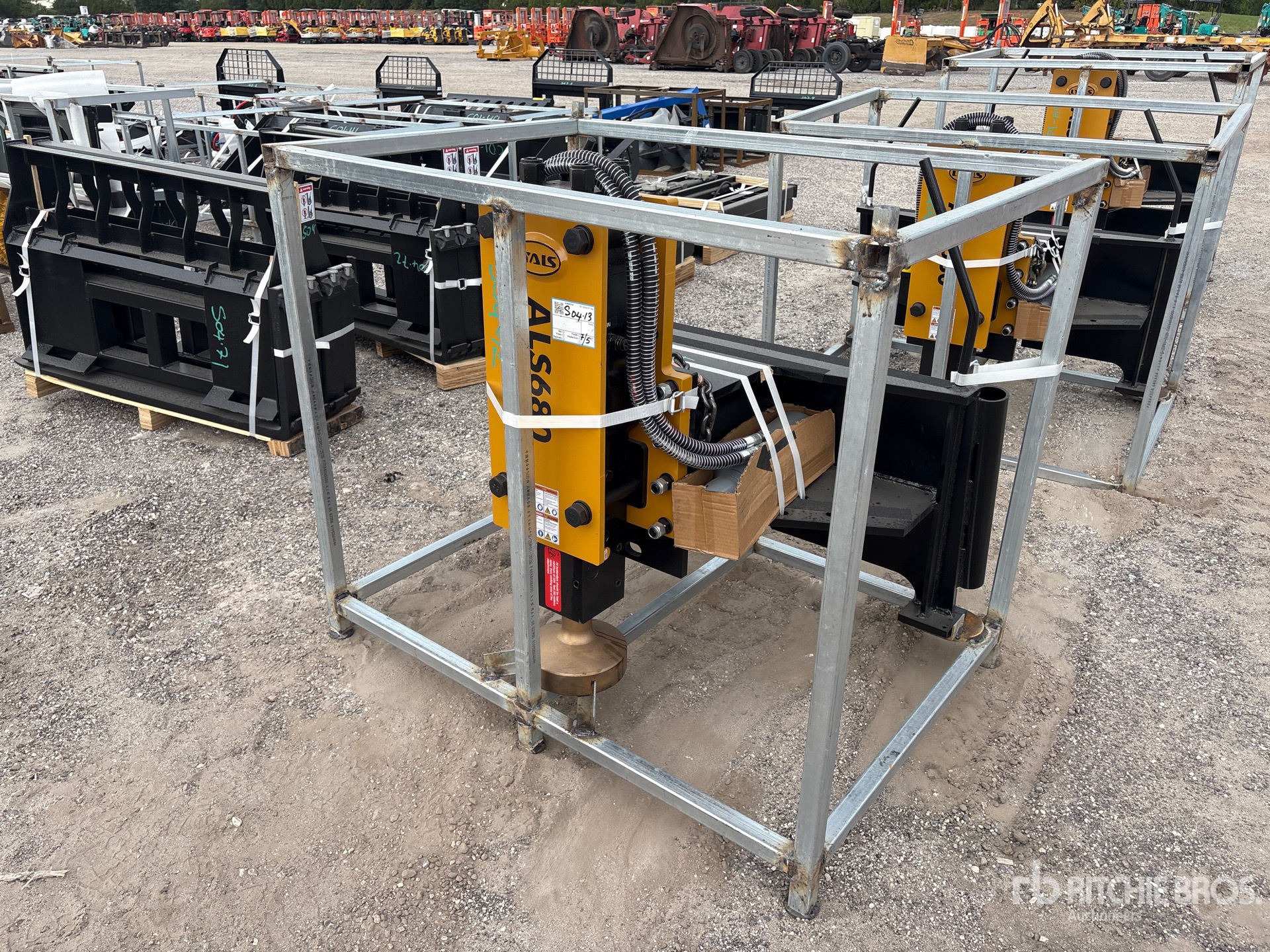 2026 LYALS ALS680 Skid Steer Post Driver (Unused)