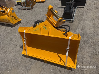 2026 LYALS ALSEAB08 48 in Cleanup angle bucket Godet d'excavatrice - Fits Cat 308 (Unused)