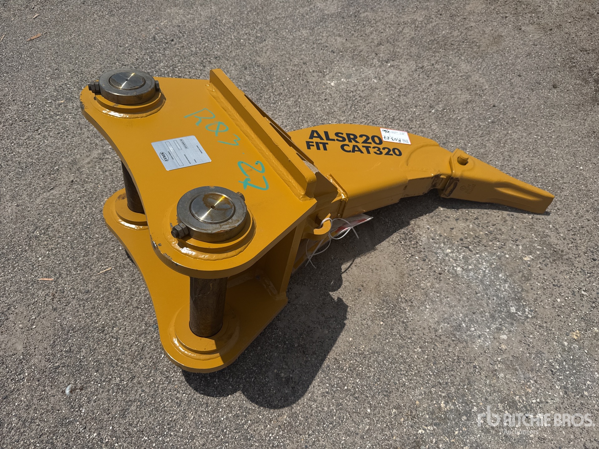 2026 LYALS ALSER20 55 in Excavator Ripper - Fits Cat 320 (Unused)