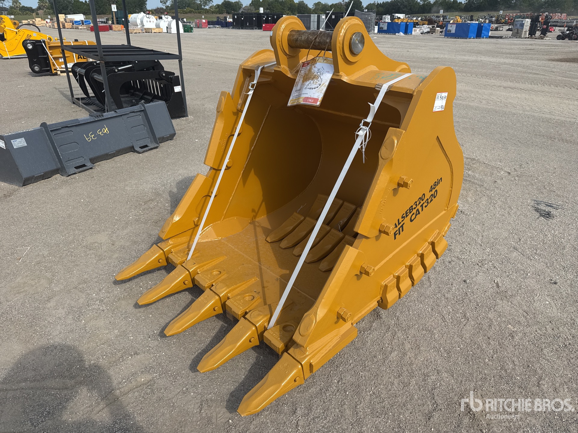 2026 LYALS ALS EB320 48 in Digging Excavator Bucket - Fits Cat 320 (Unused)