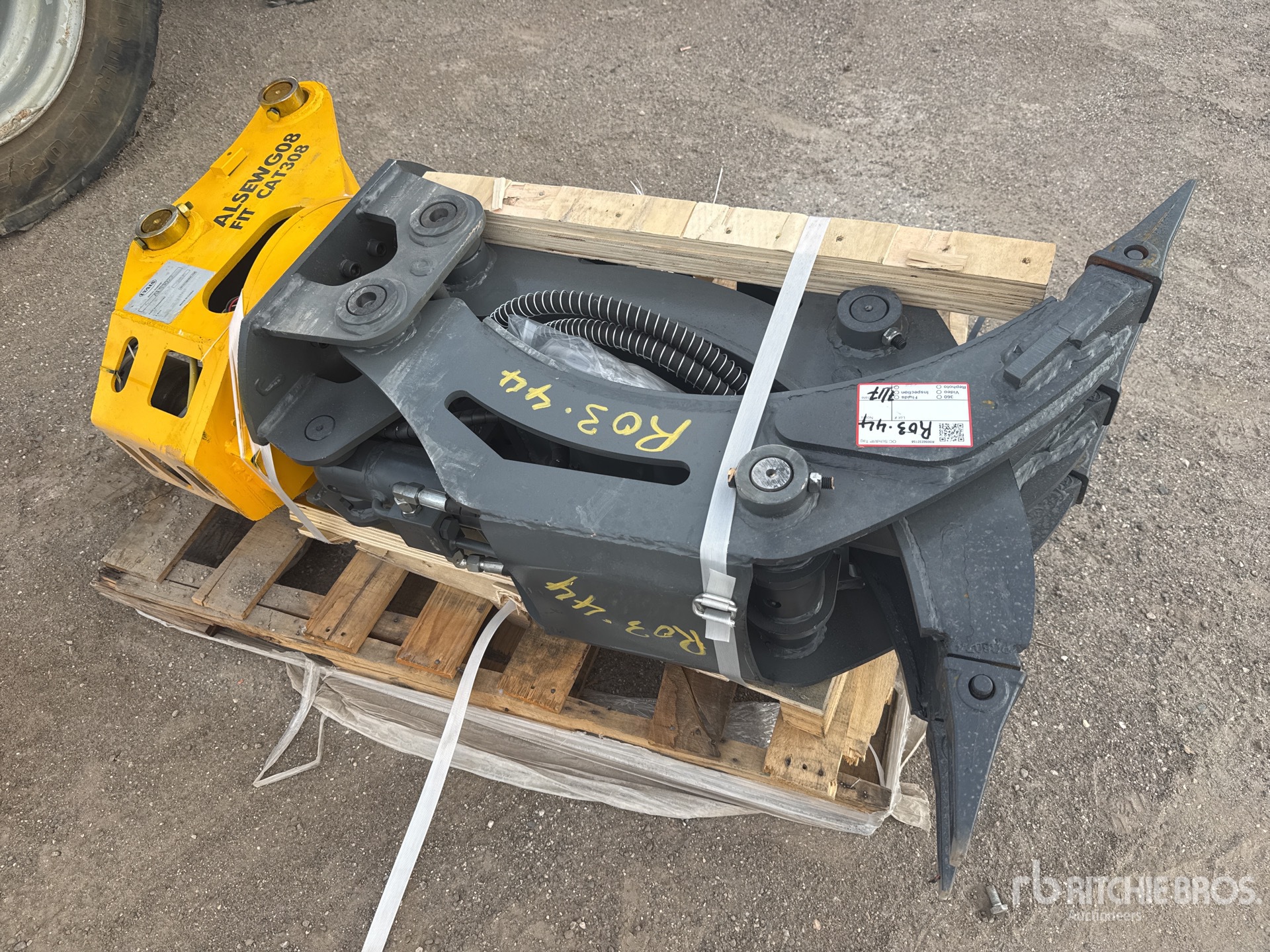2026 LYALS ALSEWG08 18 in Excavator Grapple - Fits Cat 308 (Unused)