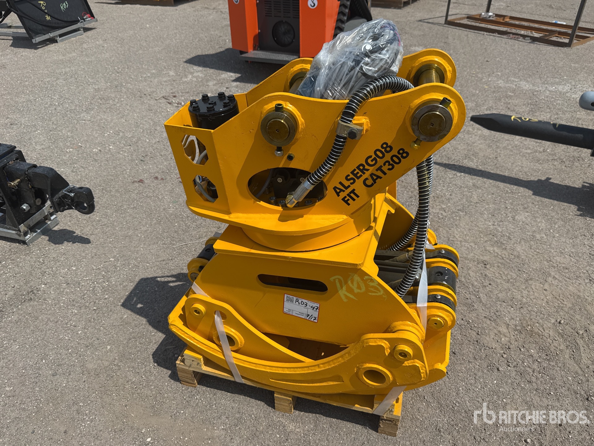 2026 LYALS ALSERG60 18 in Excavator Grapple - Fits Cat 308 (Unused)