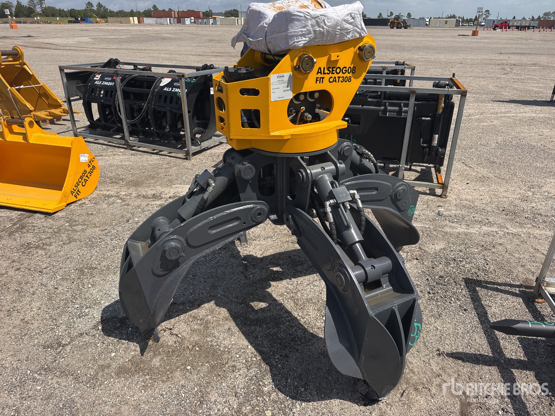 2026 LYALS ALSEOG08 19 in Excavator Grapple - Fits Cat 308 (Unused)