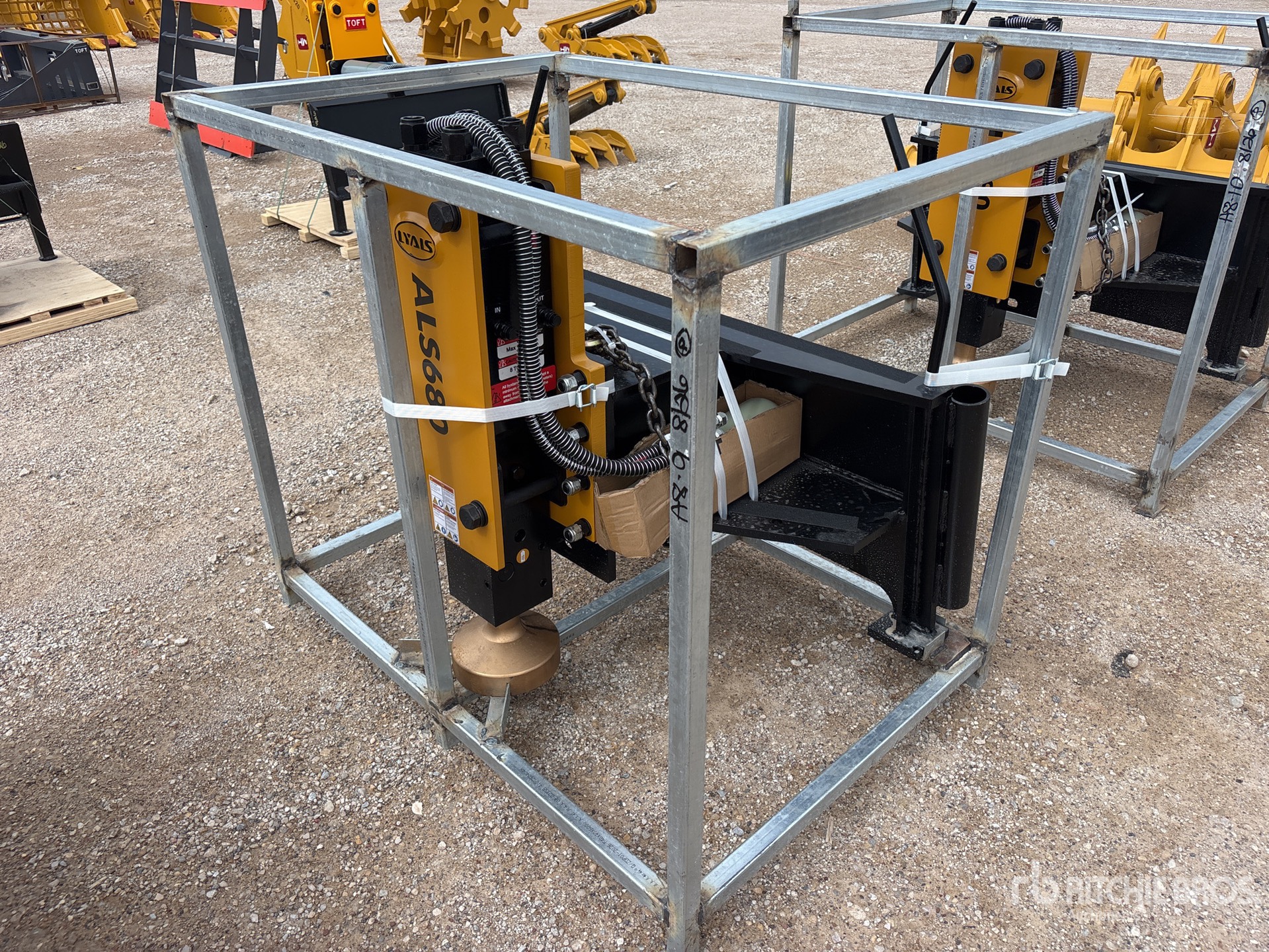 2026 LYALS ALS680 Skid Steer Post Driver (Unused)