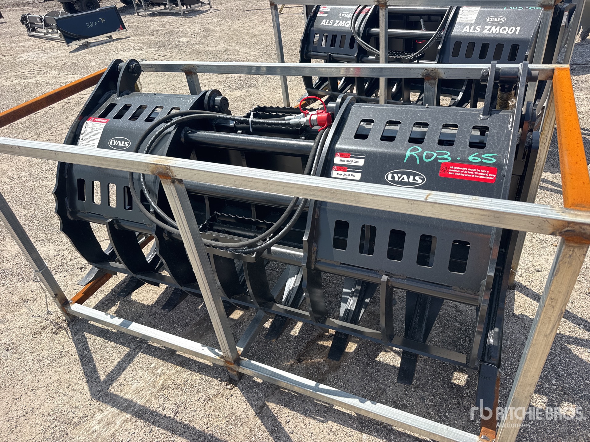 2026 LYALS ZMQ01 71 in Skid Steer Grapple (Unused)
