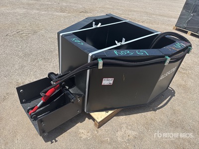 2026 LYALS ALSSCD 45 in Skid Steer Concrete Placement Bucket Accessorio per mini pala (Unused)