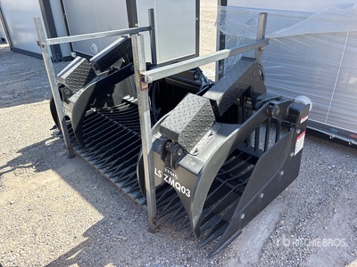 2026 LYALS ZMQ03 84 in Rock Skid Steer Grapple (Unused)