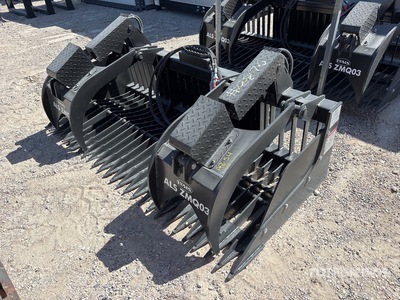 2026 LYALS ZMQ03 84 in Rock Skid Steer Grapple (Unused)